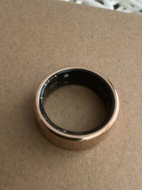 Rose Gold and Black Men’s Wide Band Ring